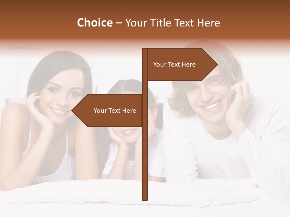 Caucasian Joy Day PowerPoint Template