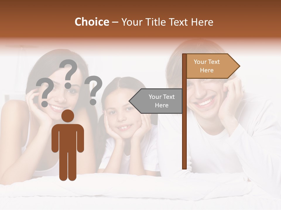 Caucasian Joy Day PowerPoint Template