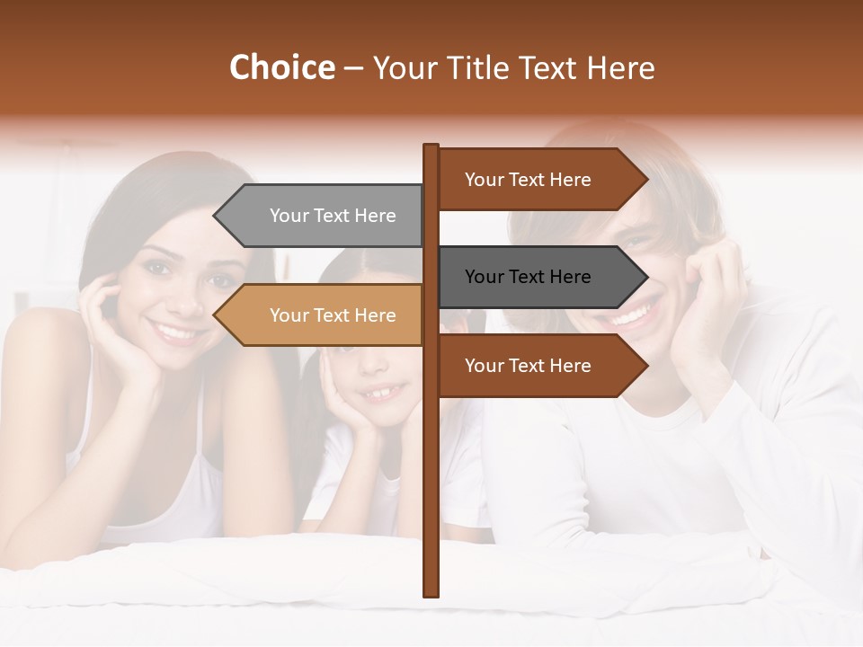 Caucasian Joy Day PowerPoint Template