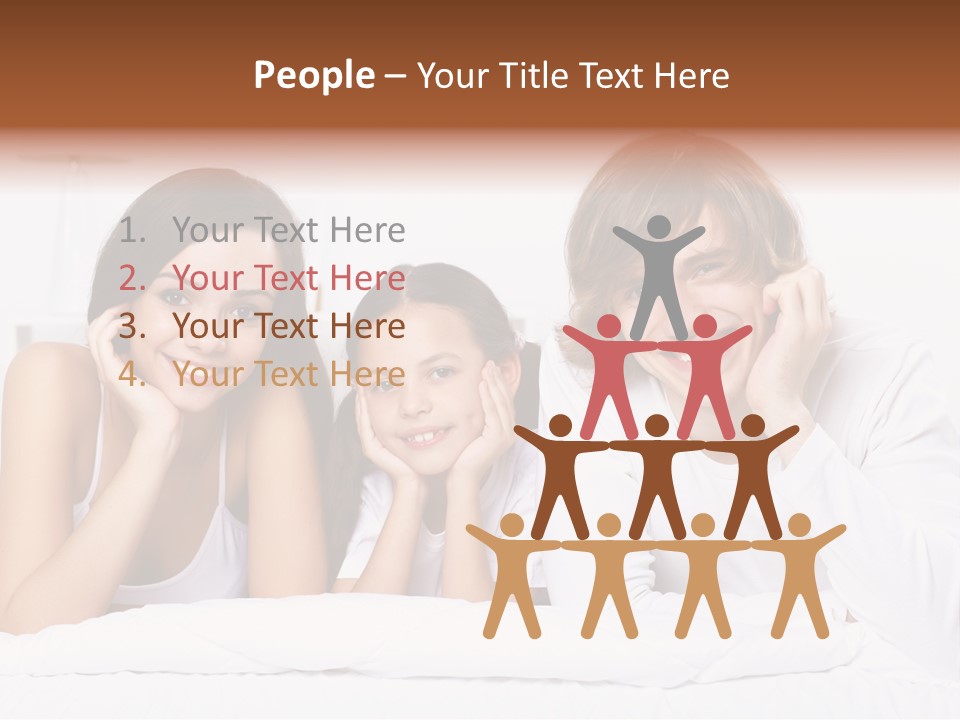 Caucasian Joy Day PowerPoint Template