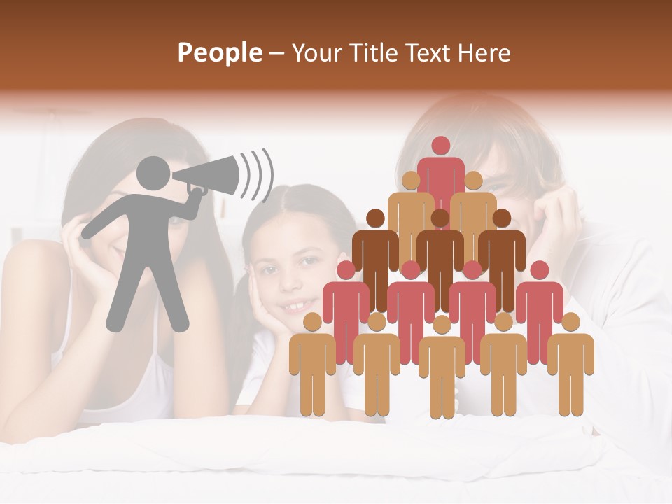 Caucasian Joy Day PowerPoint Template