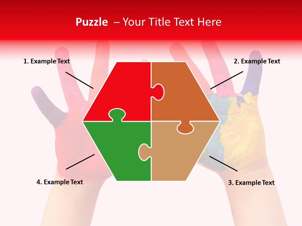 Craft Fingers Cute PowerPoint Template