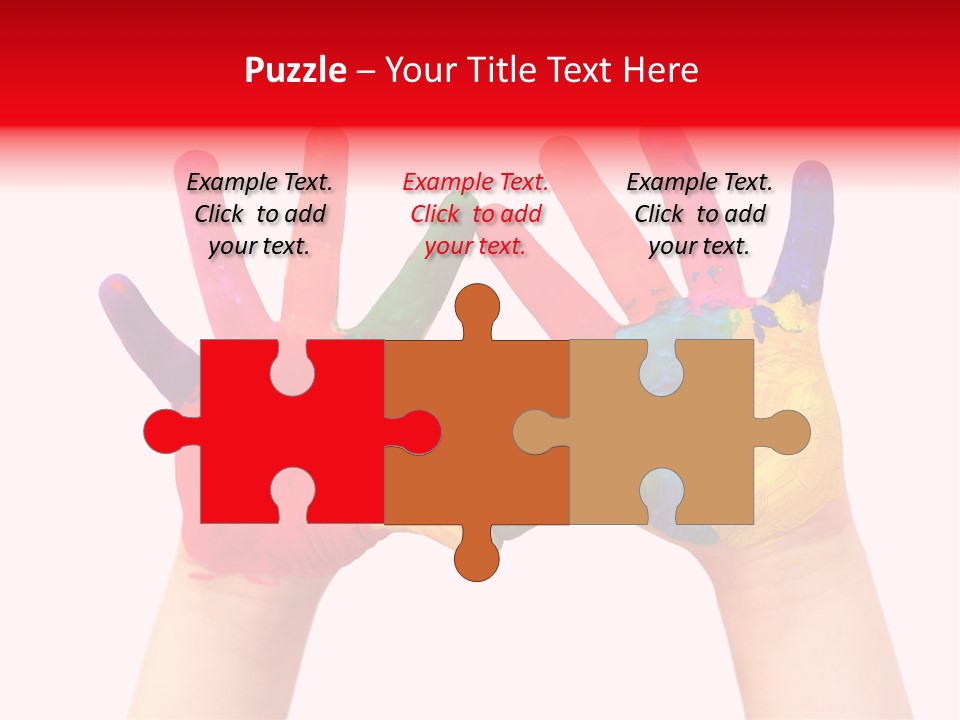 Craft Fingers Cute PowerPoint Template