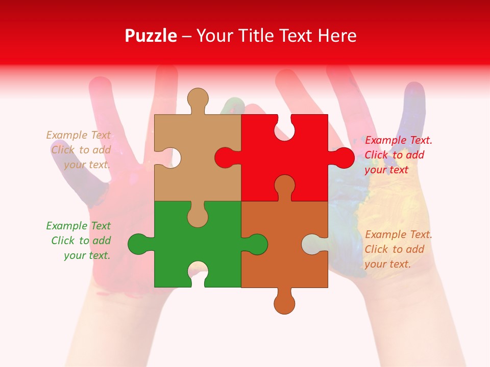 Craft Fingers Cute PowerPoint Template