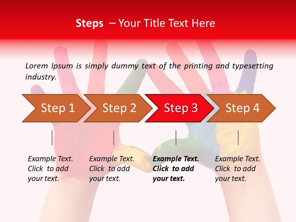 Craft Fingers Cute PowerPoint Template