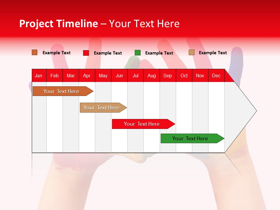 Craft Fingers Cute PowerPoint Template