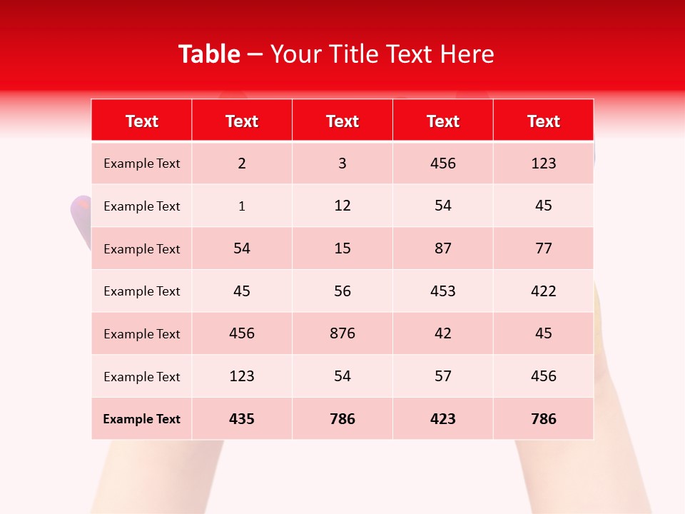 Craft Fingers Cute PowerPoint Template