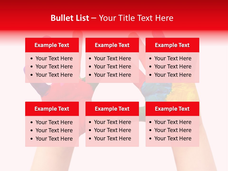 Craft Fingers Cute PowerPoint Template