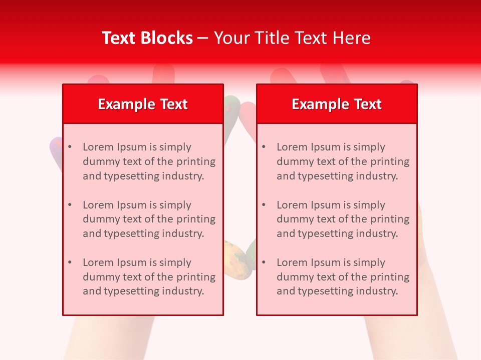 Craft Fingers Cute PowerPoint Template