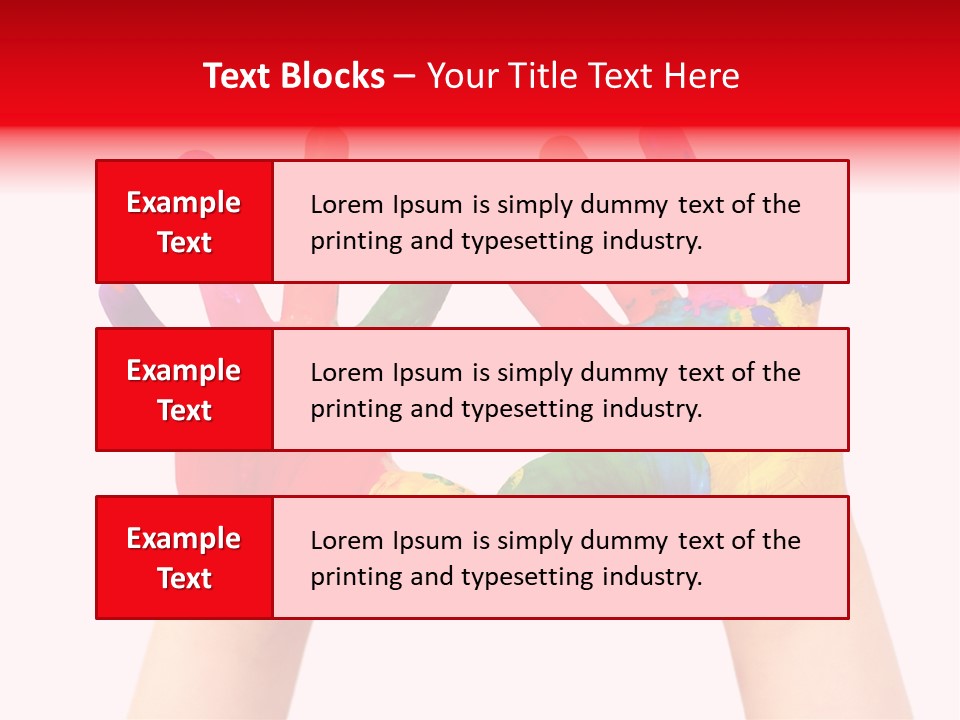 Craft Fingers Cute PowerPoint Template