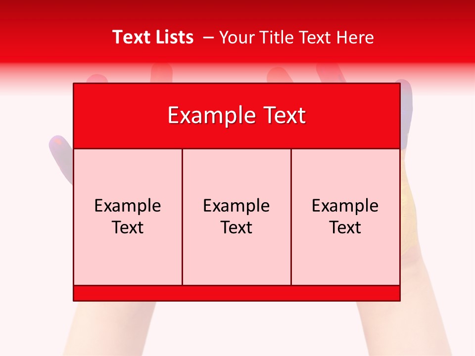 Craft Fingers Cute PowerPoint Template