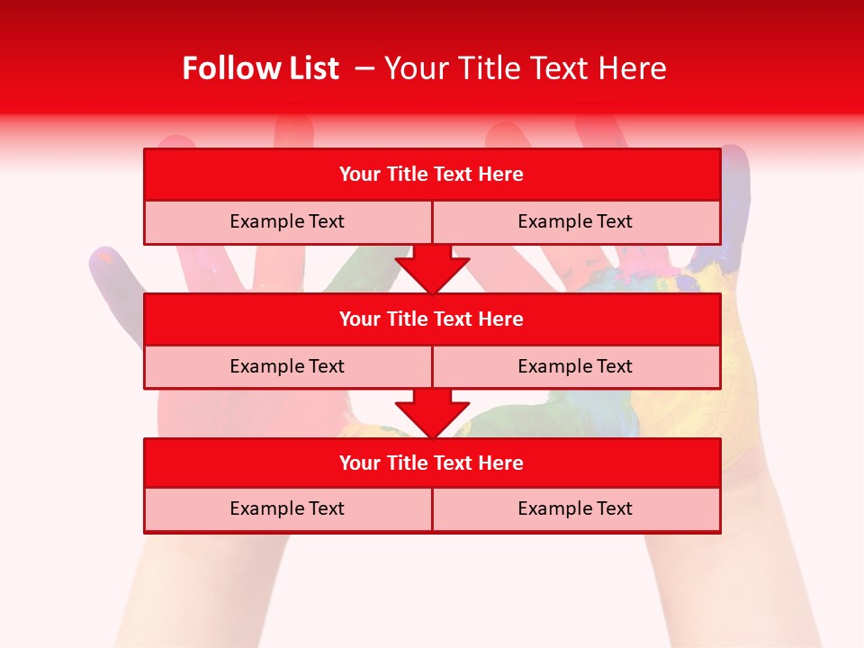 Craft Fingers Cute PowerPoint Template