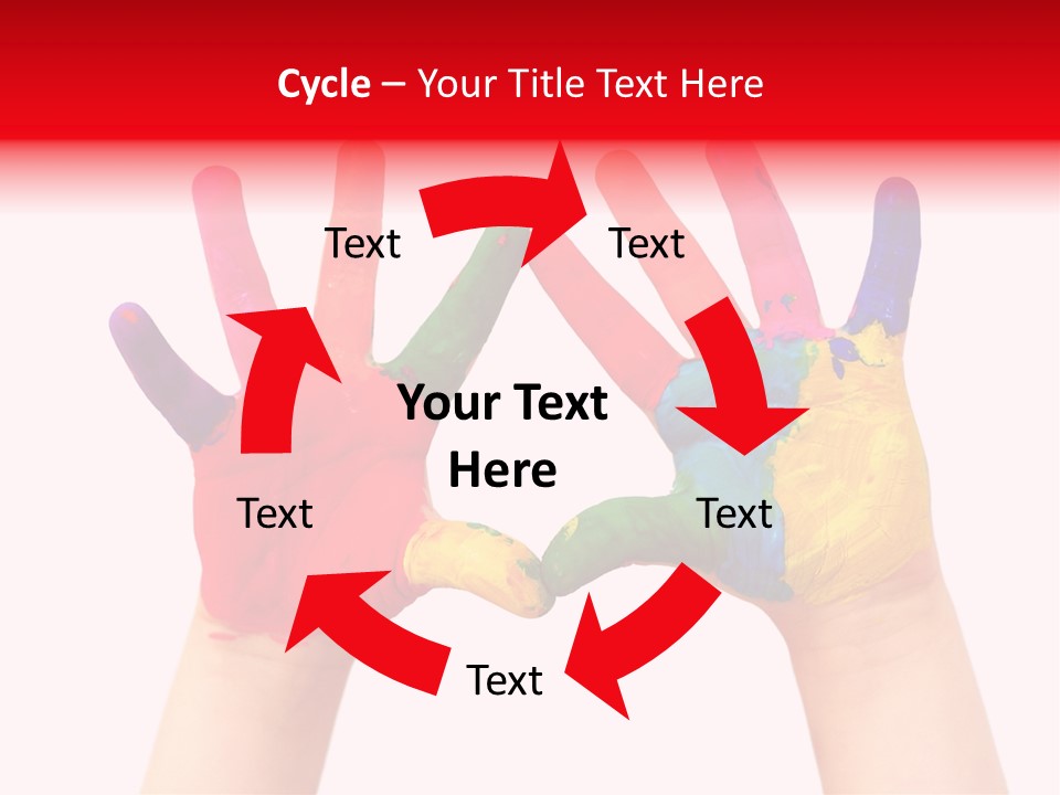 Craft Fingers Cute PowerPoint Template