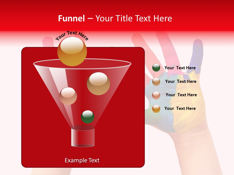 Craft Fingers Cute PowerPoint Template