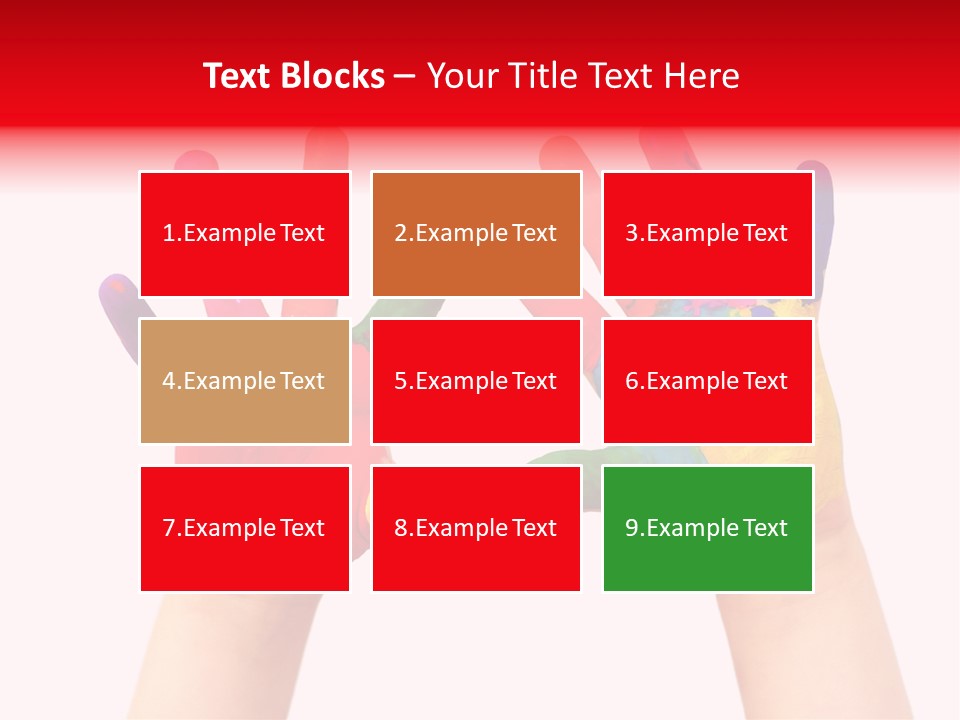 Craft Fingers Cute PowerPoint Template