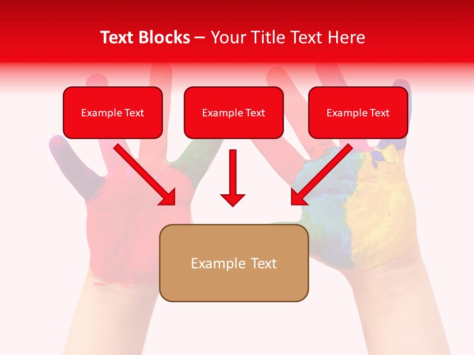 Craft Fingers Cute PowerPoint Template