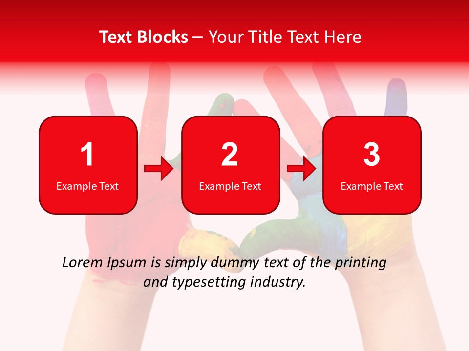 Craft Fingers Cute PowerPoint Template