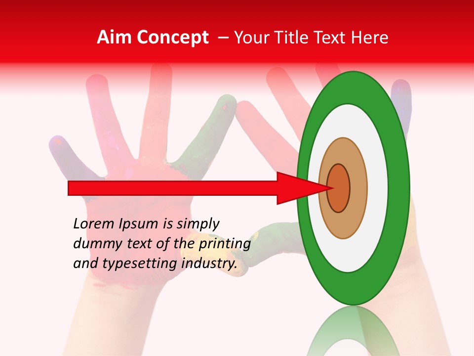 Craft Fingers Cute PowerPoint Template