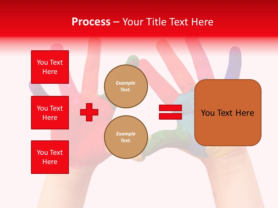 Craft Fingers Cute PowerPoint Template