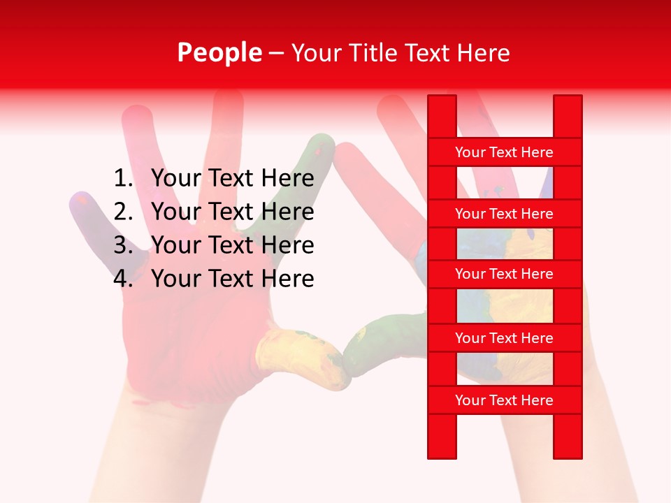 Craft Fingers Cute PowerPoint Template