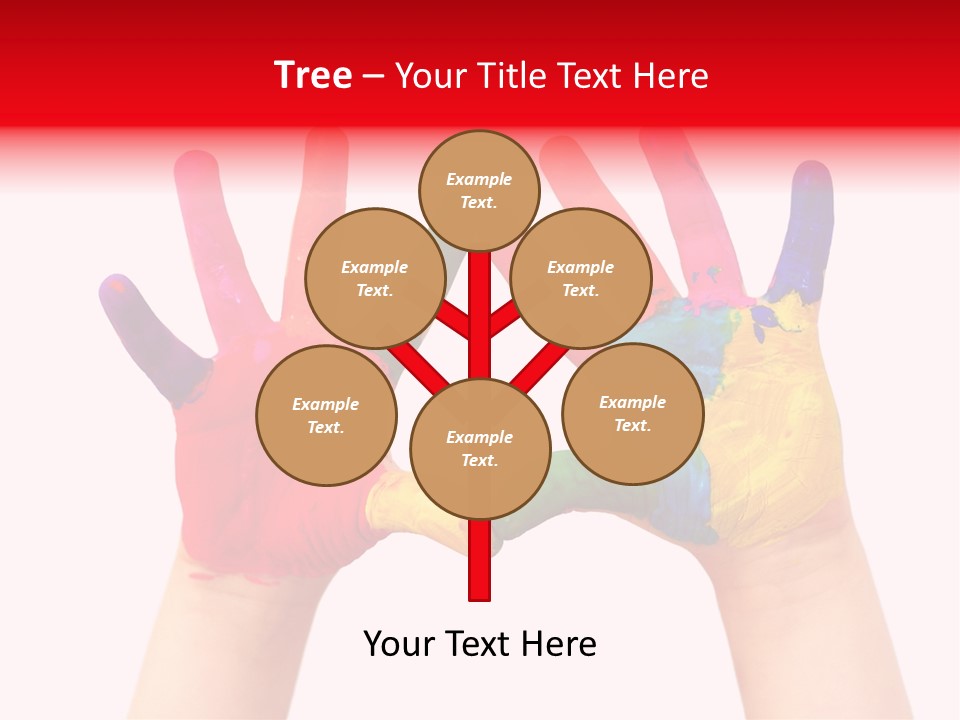 Craft Fingers Cute PowerPoint Template