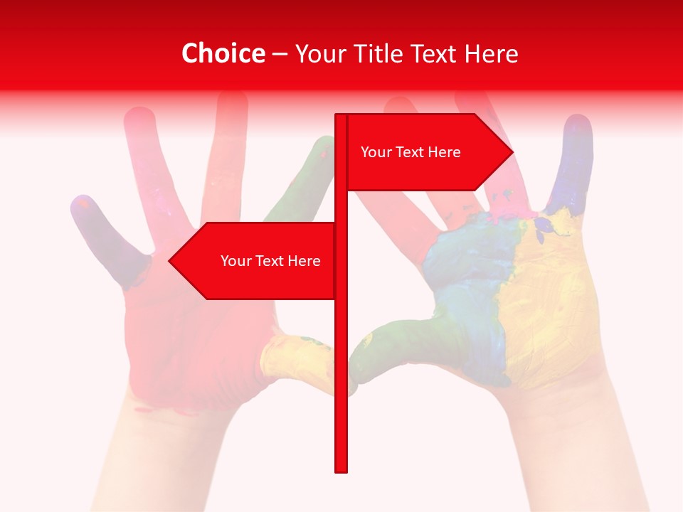 Craft Fingers Cute PowerPoint Template