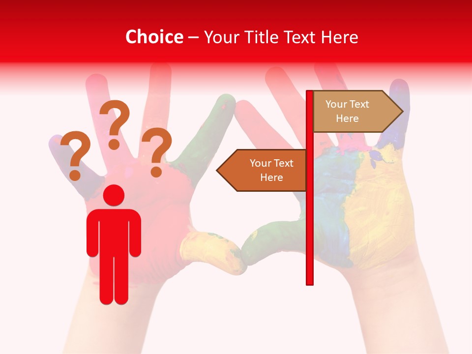 Craft Fingers Cute PowerPoint Template