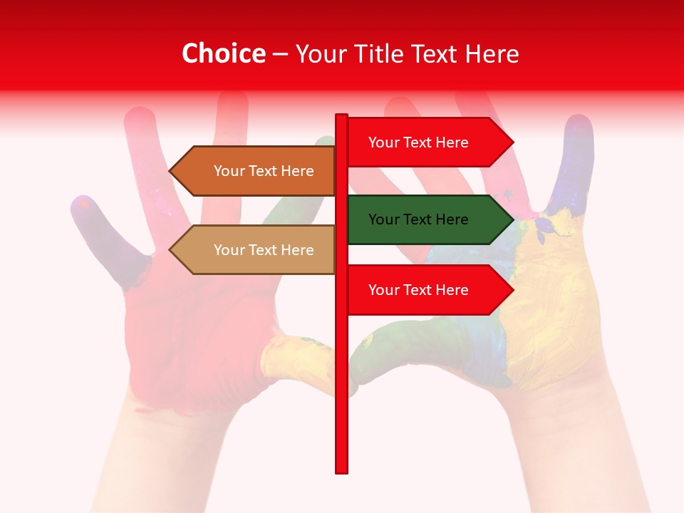 Craft Fingers Cute PowerPoint Template