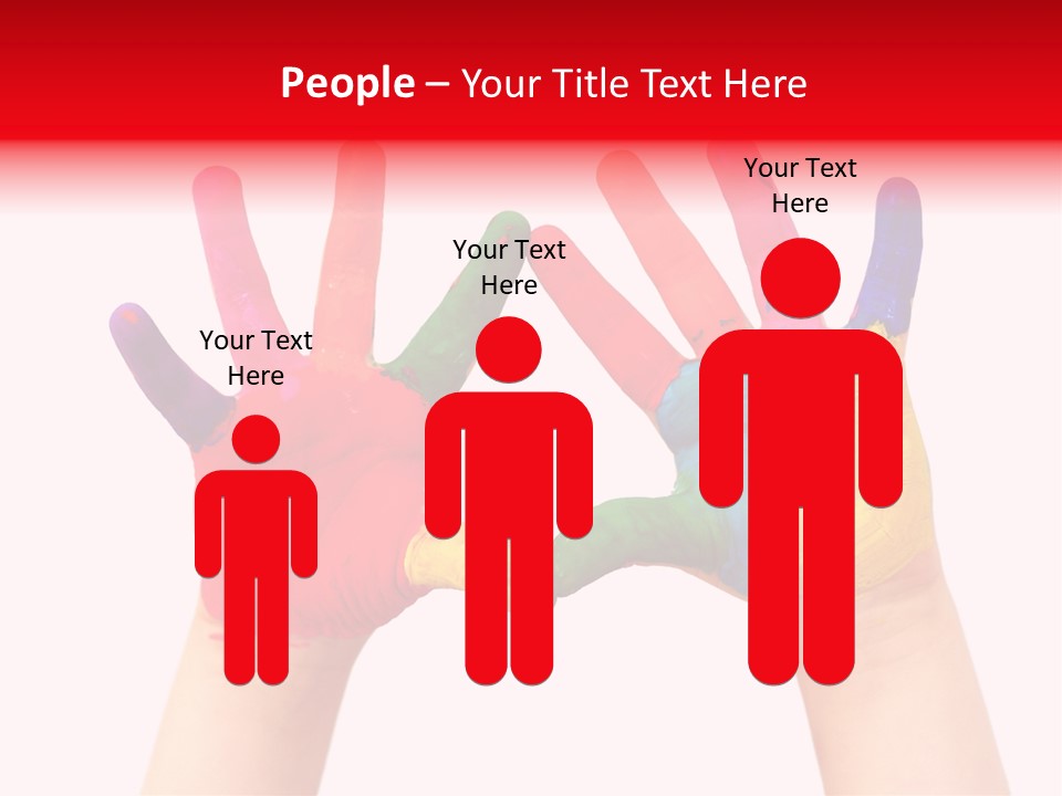 Craft Fingers Cute PowerPoint Template