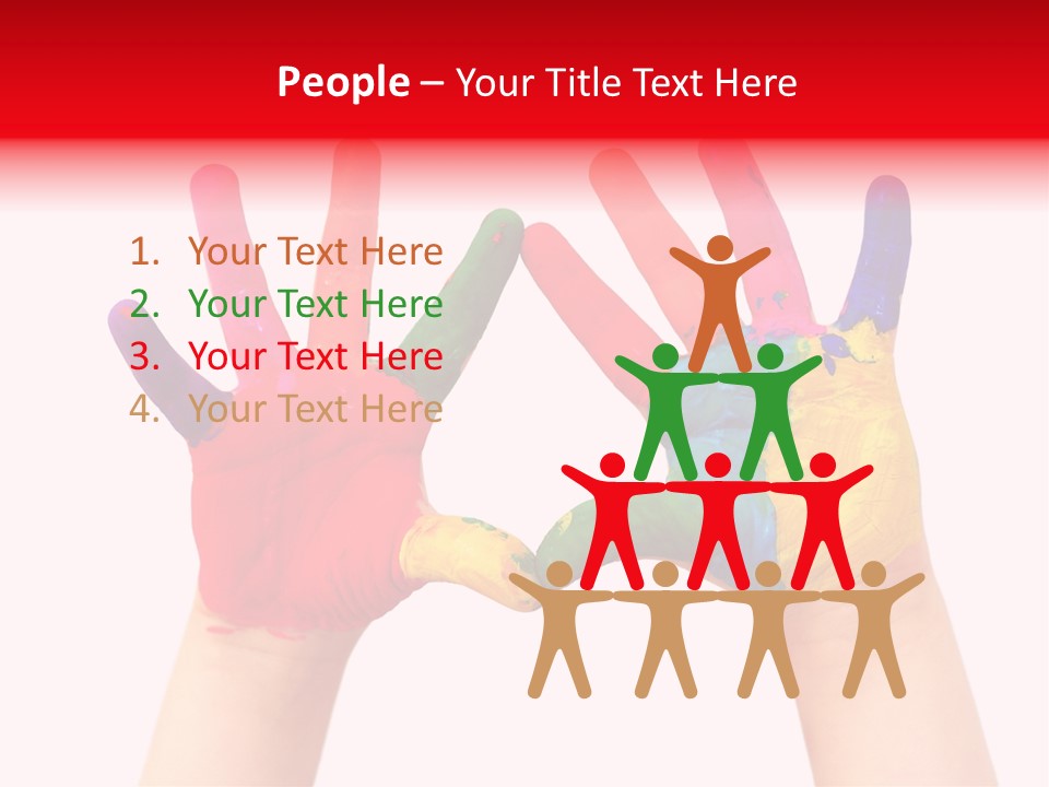 Craft Fingers Cute PowerPoint Template