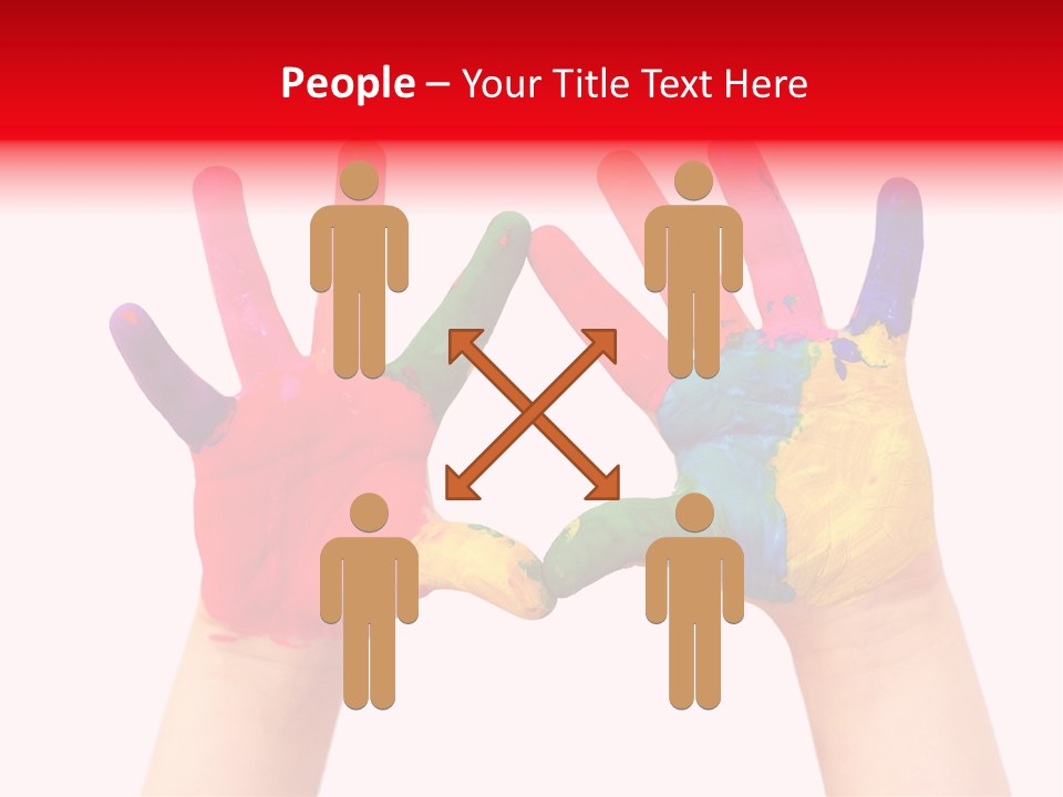 Craft Fingers Cute PowerPoint Template