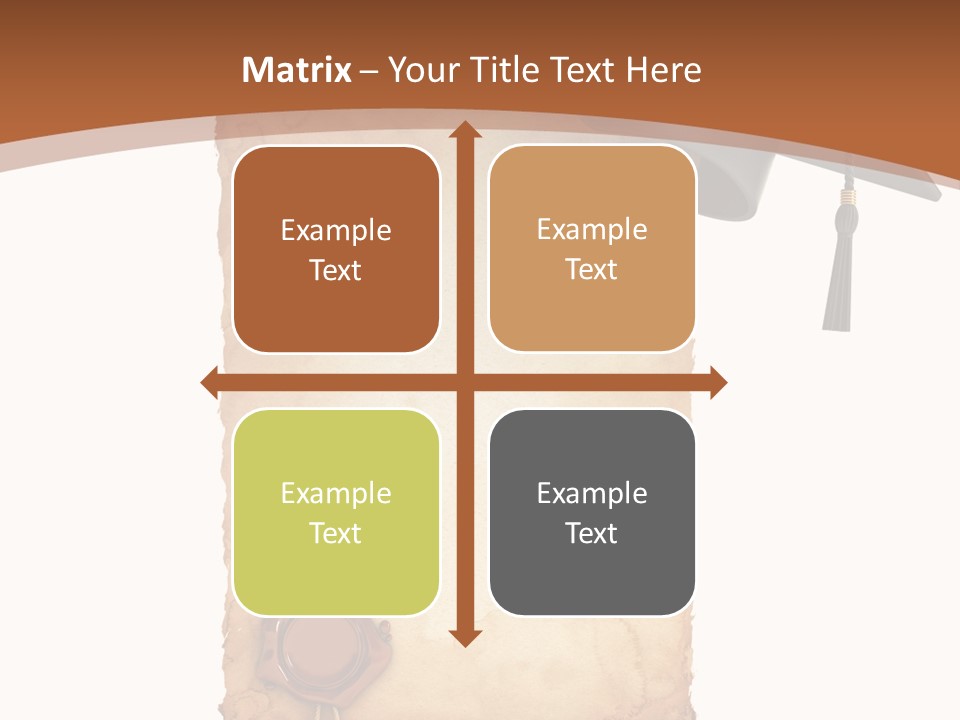 Declaration Holidays Cap PowerPoint Template