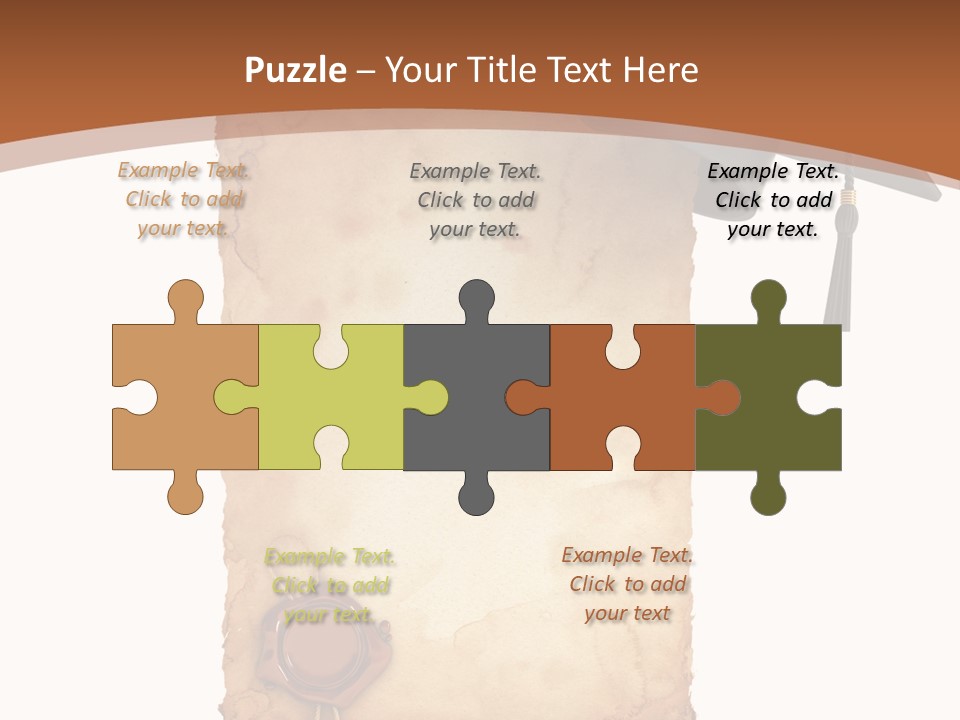 Declaration Holidays Cap PowerPoint Template