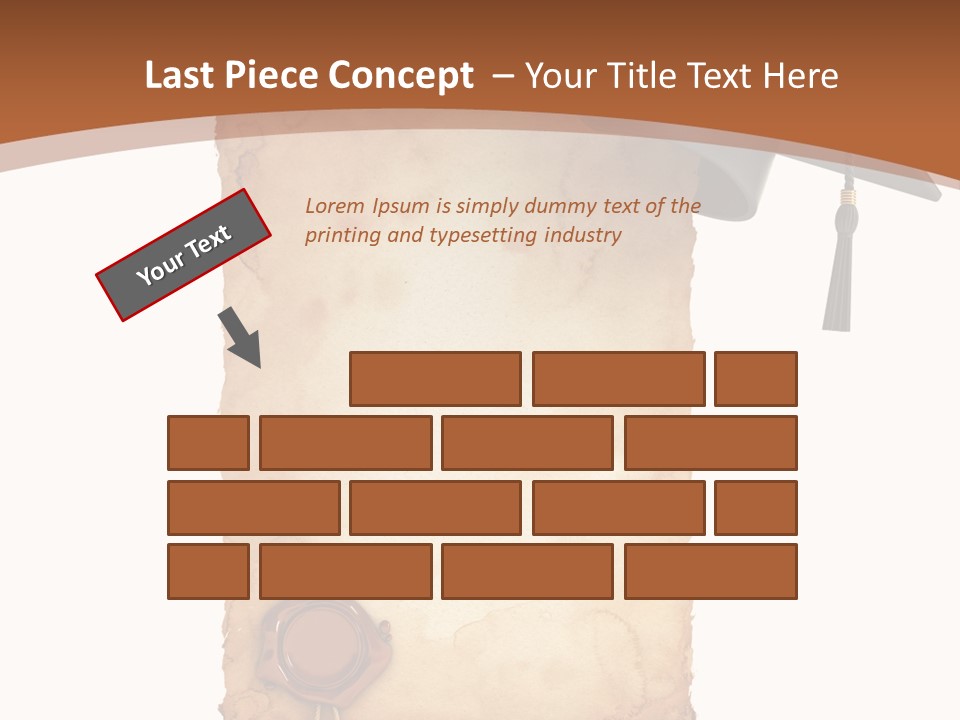 Declaration Holidays Cap PowerPoint Template