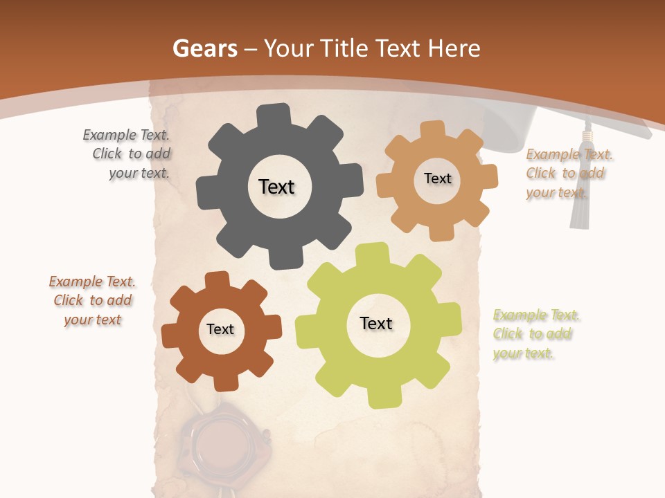 Declaration Holidays Cap PowerPoint Template