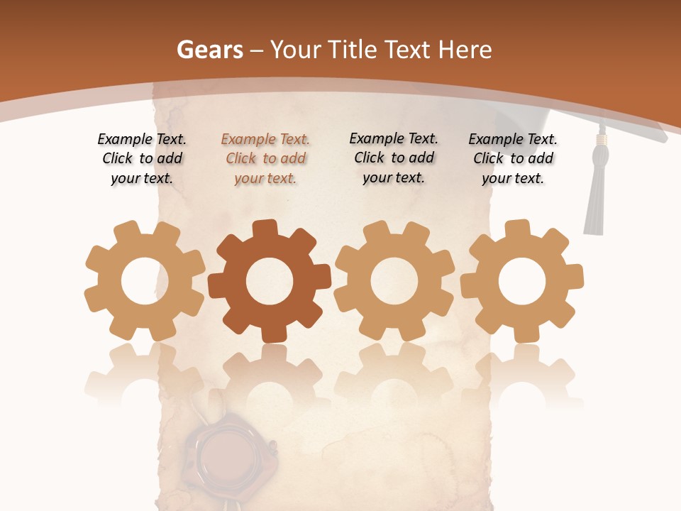 Declaration Holidays Cap PowerPoint Template