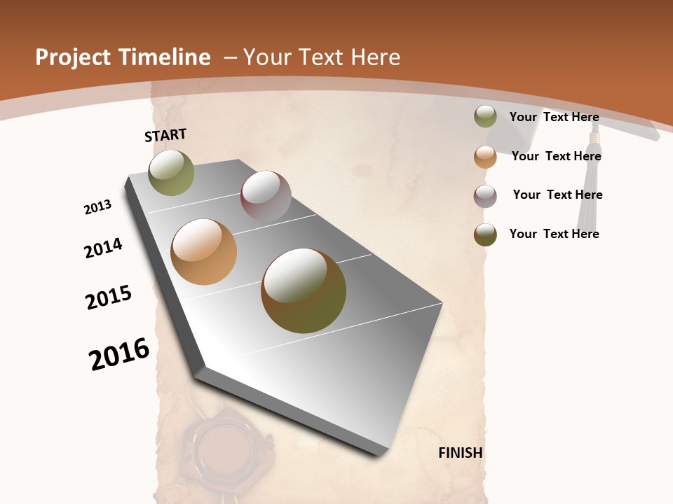 Declaration Holidays Cap PowerPoint Template
