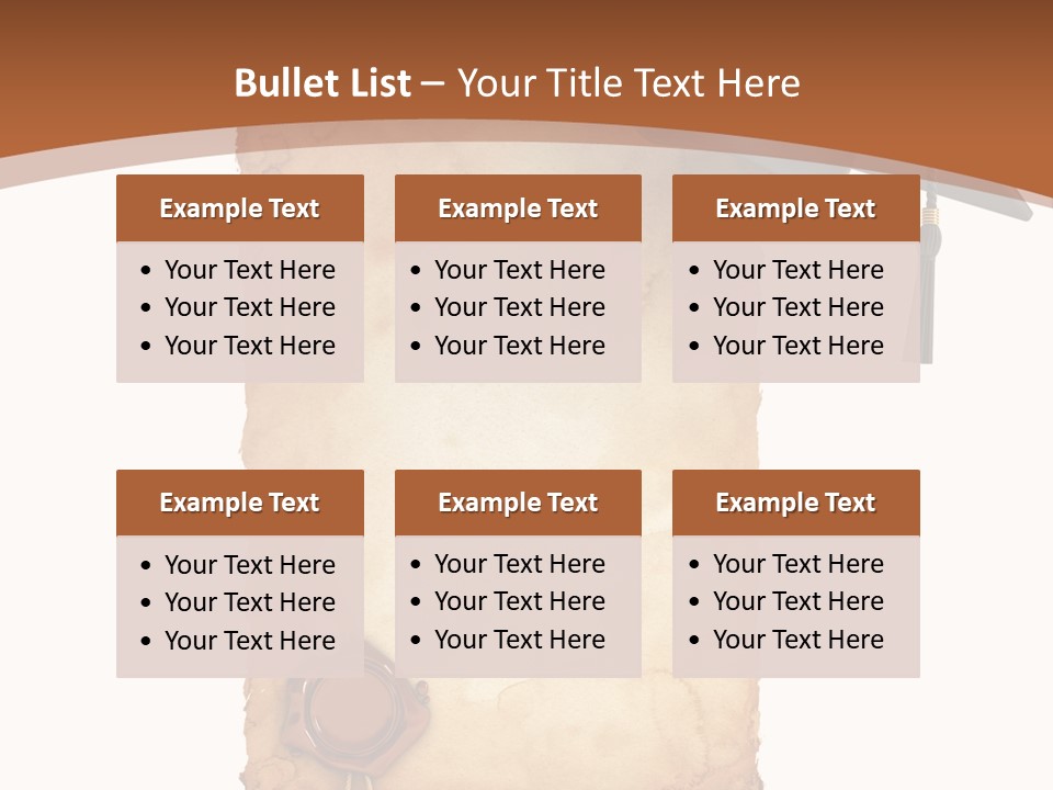Declaration Holidays Cap PowerPoint Template