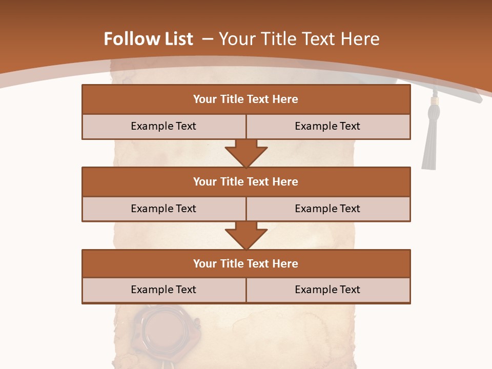 Declaration Holidays Cap PowerPoint Template