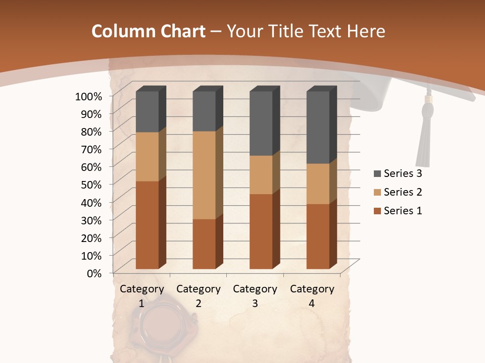 Declaration Holidays Cap PowerPoint Template