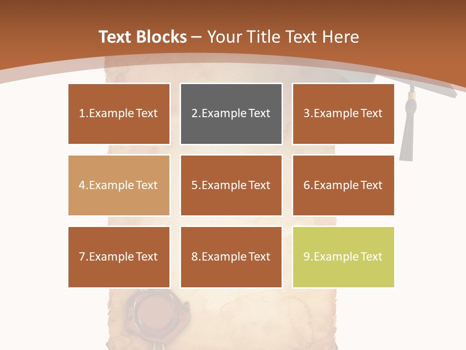 Declaration Holidays Cap PowerPoint Template