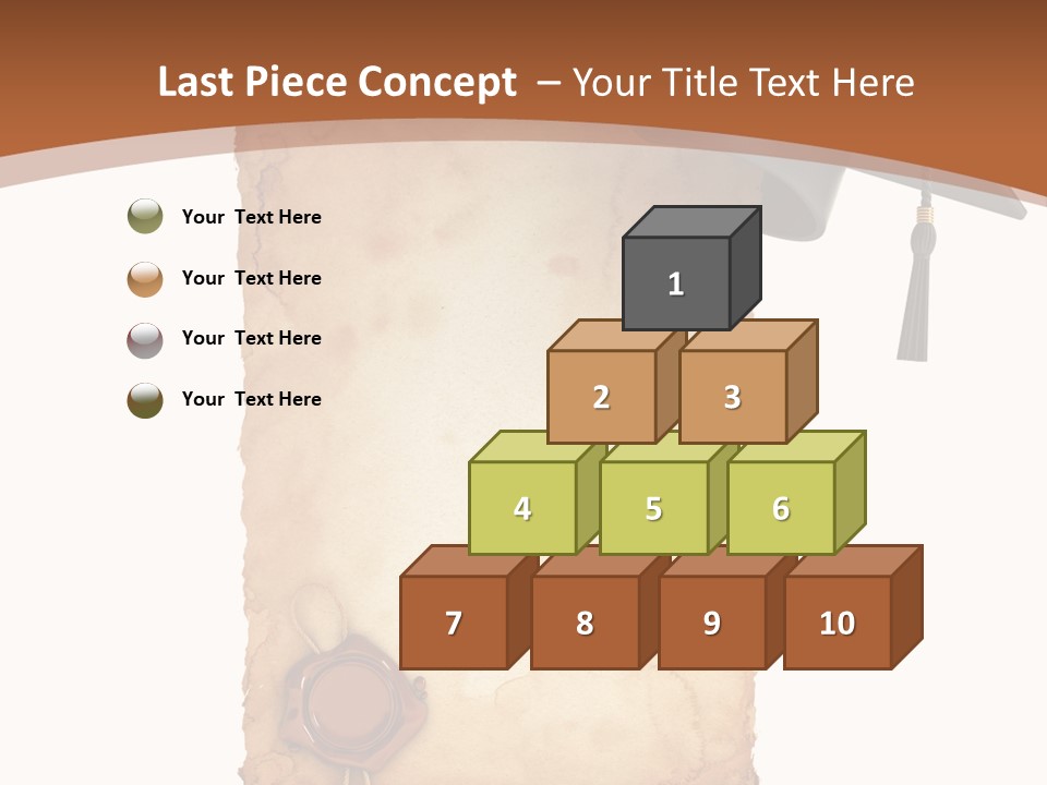 Declaration Holidays Cap PowerPoint Template