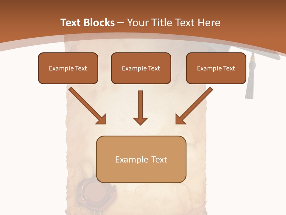 Declaration Holidays Cap PowerPoint Template
