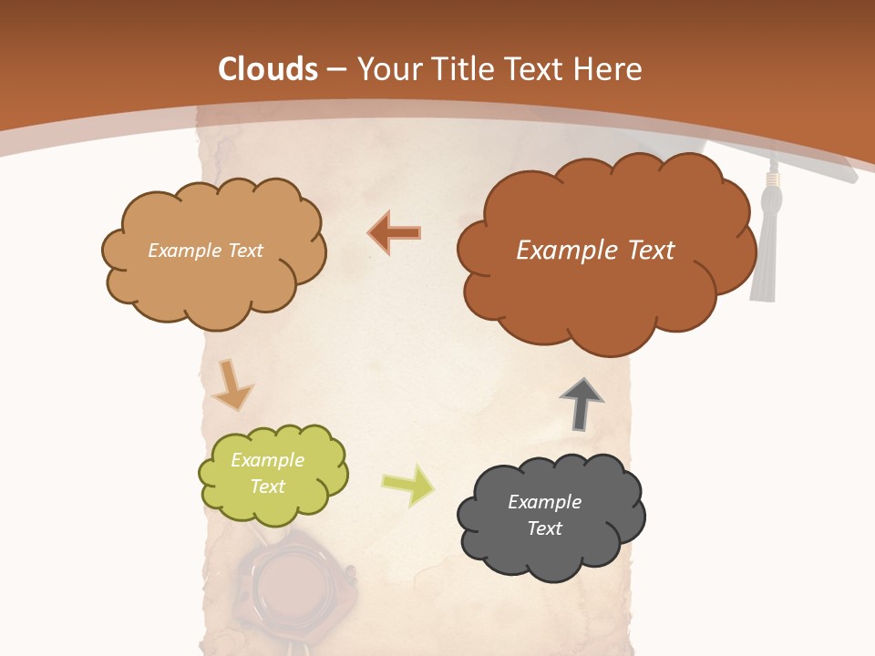 Declaration Holidays Cap PowerPoint Template