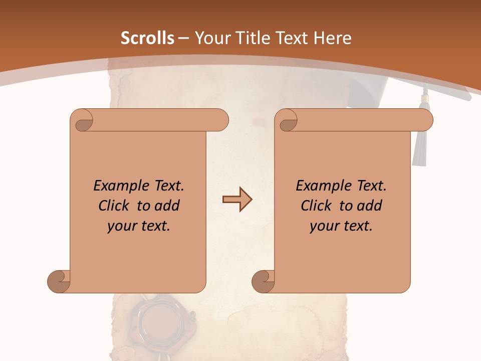 Declaration Holidays Cap PowerPoint Template