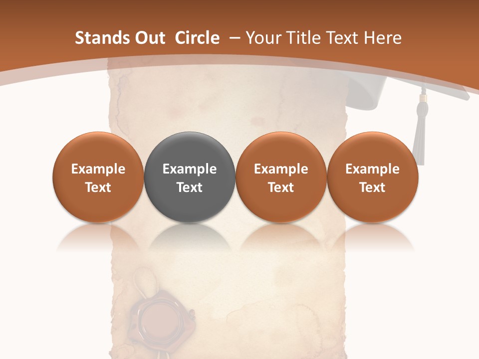 Declaration Holidays Cap PowerPoint Template