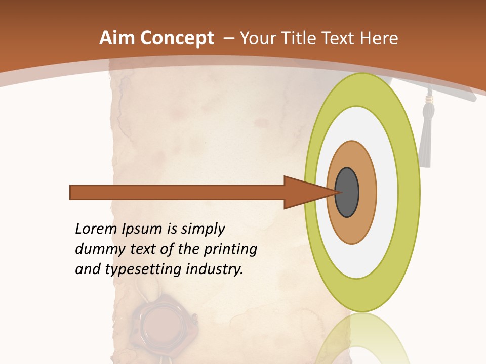 Declaration Holidays Cap PowerPoint Template