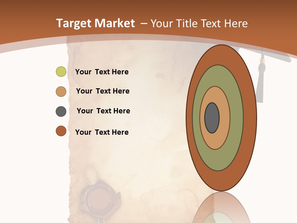 Declaration Holidays Cap PowerPoint Template