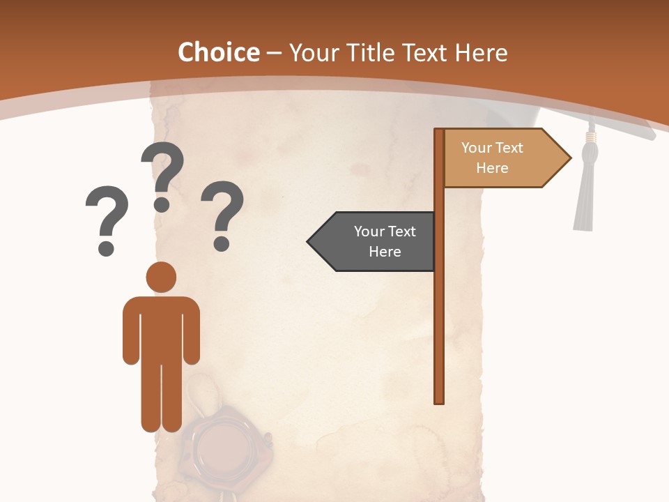 Declaration Holidays Cap PowerPoint Template