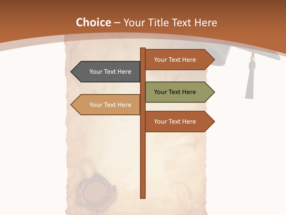 Declaration Holidays Cap PowerPoint Template